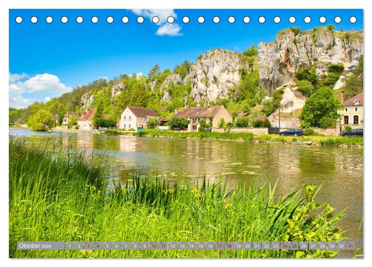 Bild: 9783457633076 | Zauberhaftes Burgund (Tischkalender 2026 DIN A5 quer), CALVENDO...