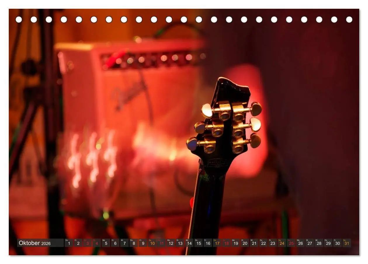 Bild: 9783516033076 | E-Gitarren - einfach cool (Tischkalender 2026 DIN A5 quer),...