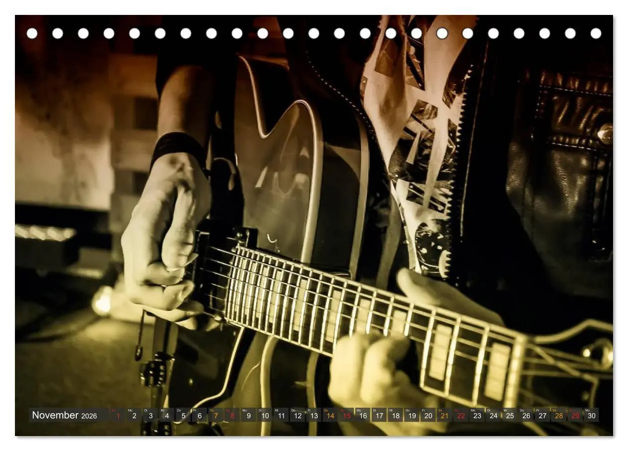 Bild: 9783516033076 | E-Gitarren - einfach cool (Tischkalender 2026 DIN A5 quer),...
