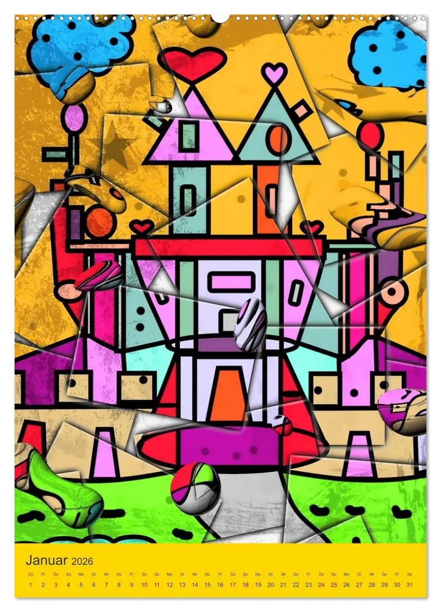 Bild: 9783516343076 | Und Pop ist doch eine Art (Wandkalender 2026 DIN A2 hoch), CALVENDO...