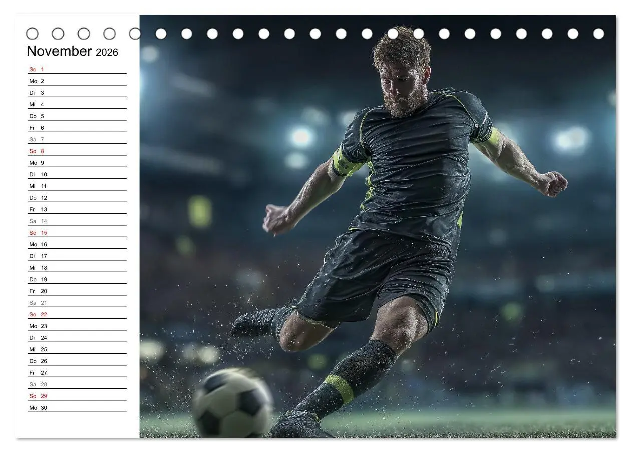 Bild: 9783516723076 | Fußball Kalender - Das Spiel unseres Lebens (Tischkalender 2026 DIN...