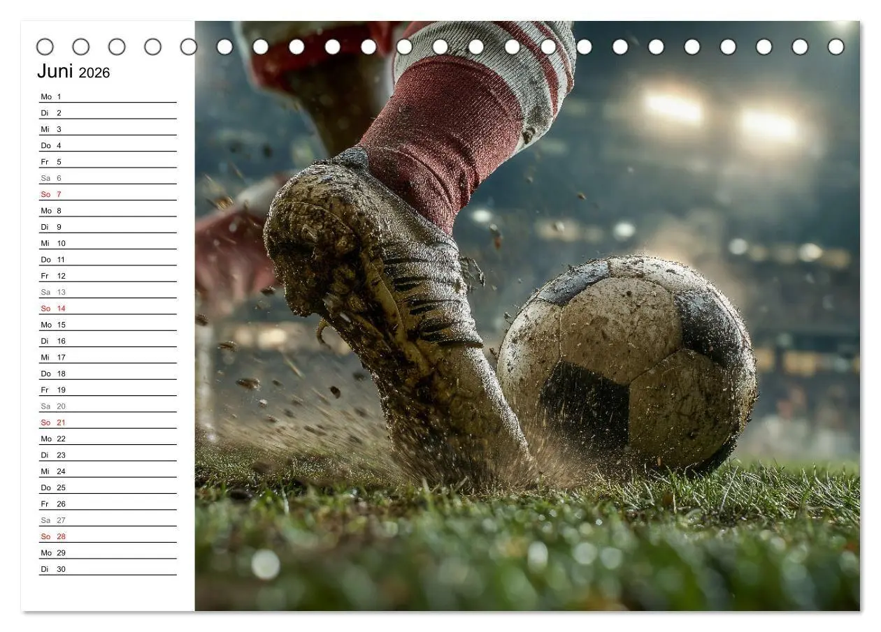 Bild: 9783516723076 | Fußball Kalender - Das Spiel unseres Lebens (Tischkalender 2026 DIN...