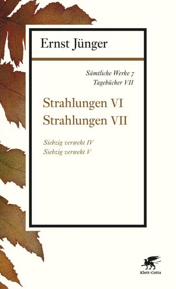 Cover: 9783608963076 | Strahlungen. Tl.6 | Tagebücher VII: Strahlungen VI, Strahlungen VII