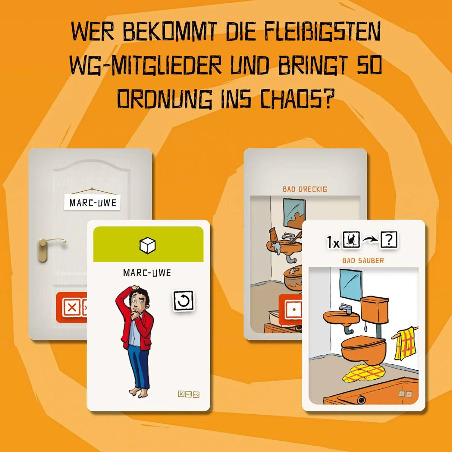 Bild: 4002051693176 | Würfel-WG | 2 - 4 Spieler | Marc-Uwe Kling | Spiel | Brettspiel | 2019