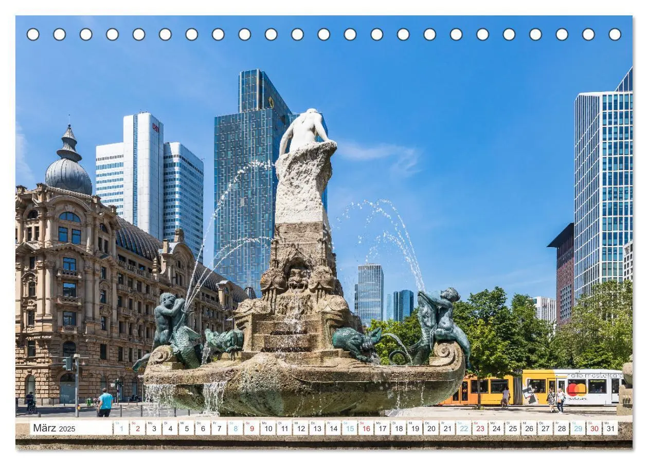 Bild: 9783383993176 | Frankfurt - Wolkenkratzer und Tradition (Tischkalender 2025 DIN A5...