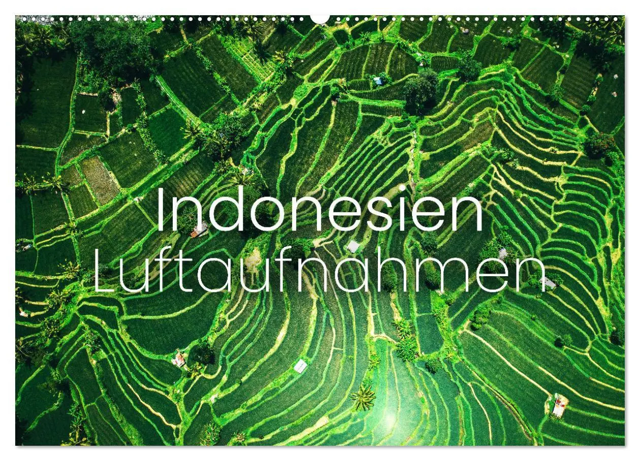 Cover: 9783457553176 | Indonesien Luftaufnahmen (Wandkalender 2026 DIN A2 quer), CALVENDO...