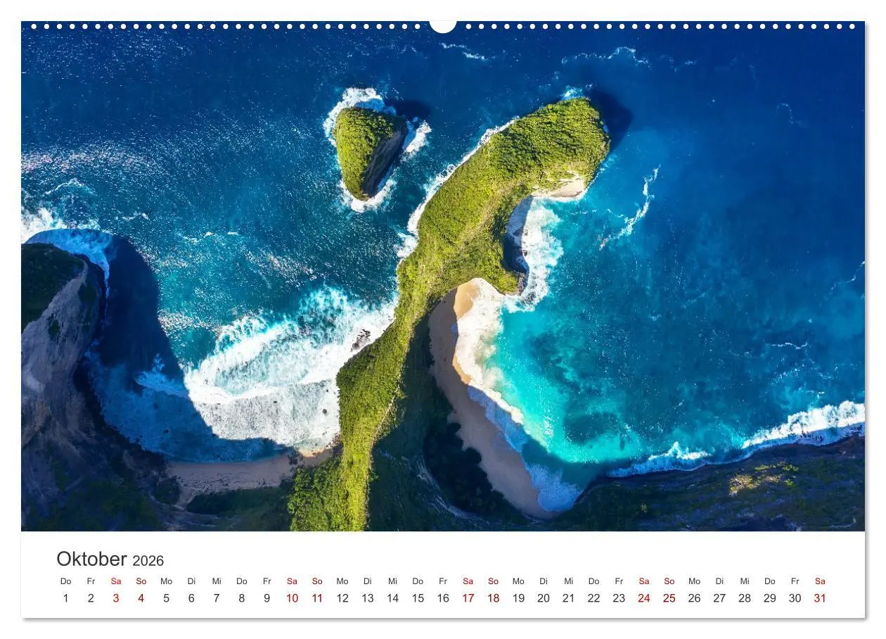 Bild: 9783457553176 | Indonesien Luftaufnahmen (Wandkalender 2026 DIN A2 quer), CALVENDO...