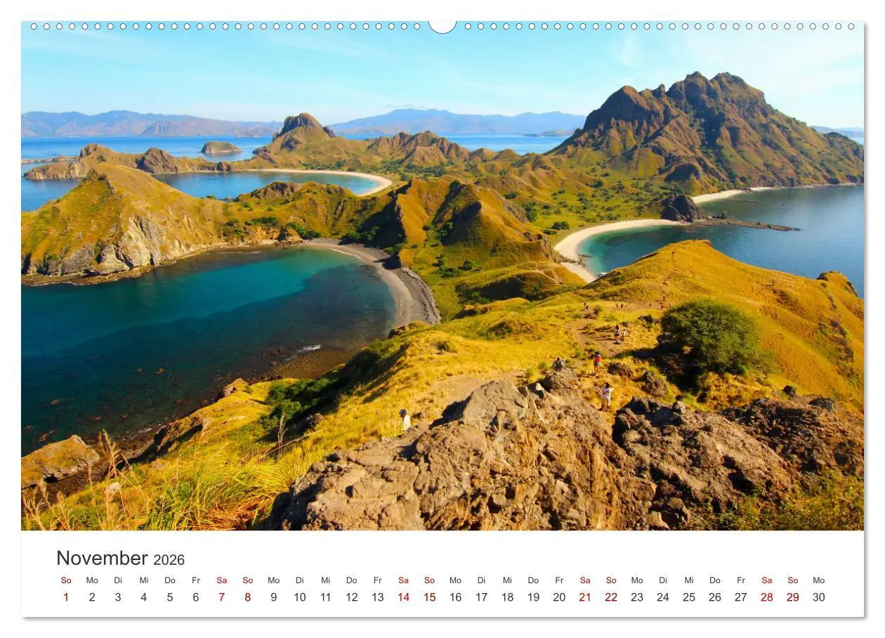 Bild: 9783457553176 | Indonesien Luftaufnahmen (Wandkalender 2026 DIN A2 quer), CALVENDO...