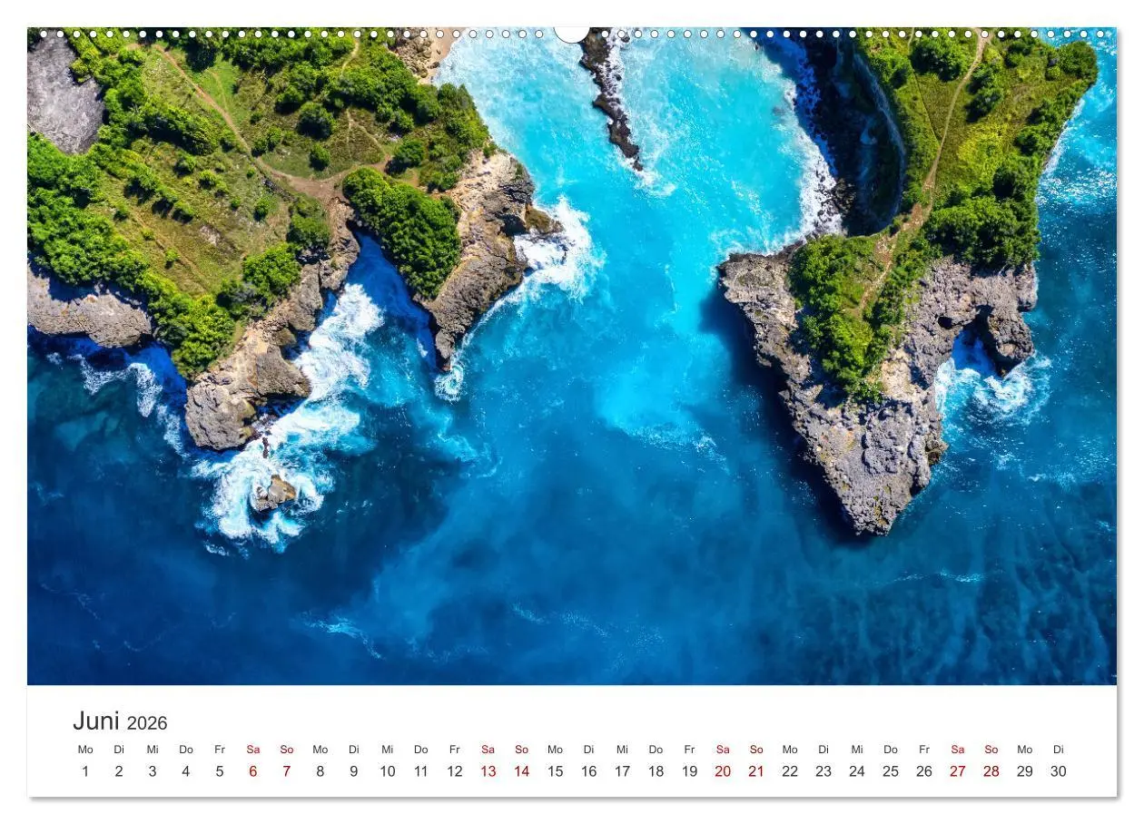 Bild: 9783457553176 | Indonesien Luftaufnahmen (Wandkalender 2026 DIN A2 quer), CALVENDO...