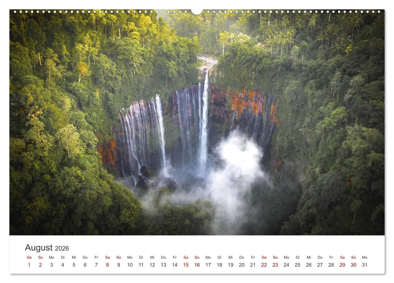 Bild: 9783457553176 | Indonesien Luftaufnahmen (Wandkalender 2026 DIN A2 quer), CALVENDO...