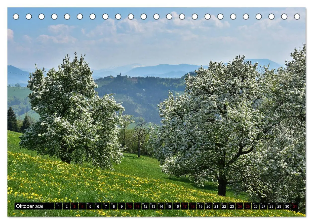 Bild: 9783457933176 | Frühling im Mostviertel (Tischkalender 2026 DIN A5 quer), CALVENDO...