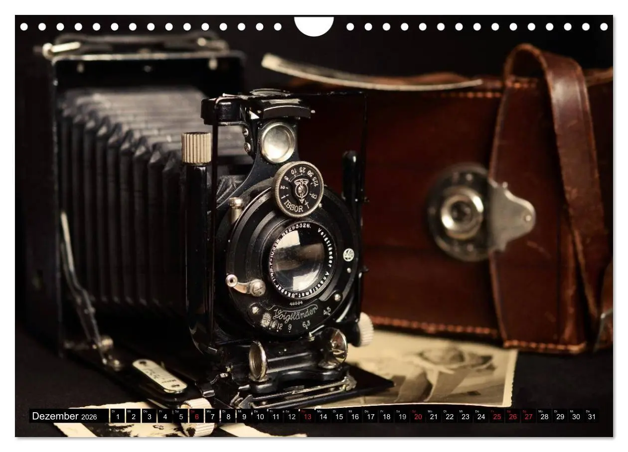 Bild: 9783516023176 | Historische Fotoapparate (Wandkalender 2026 DIN A4 quer), CALVENDO...