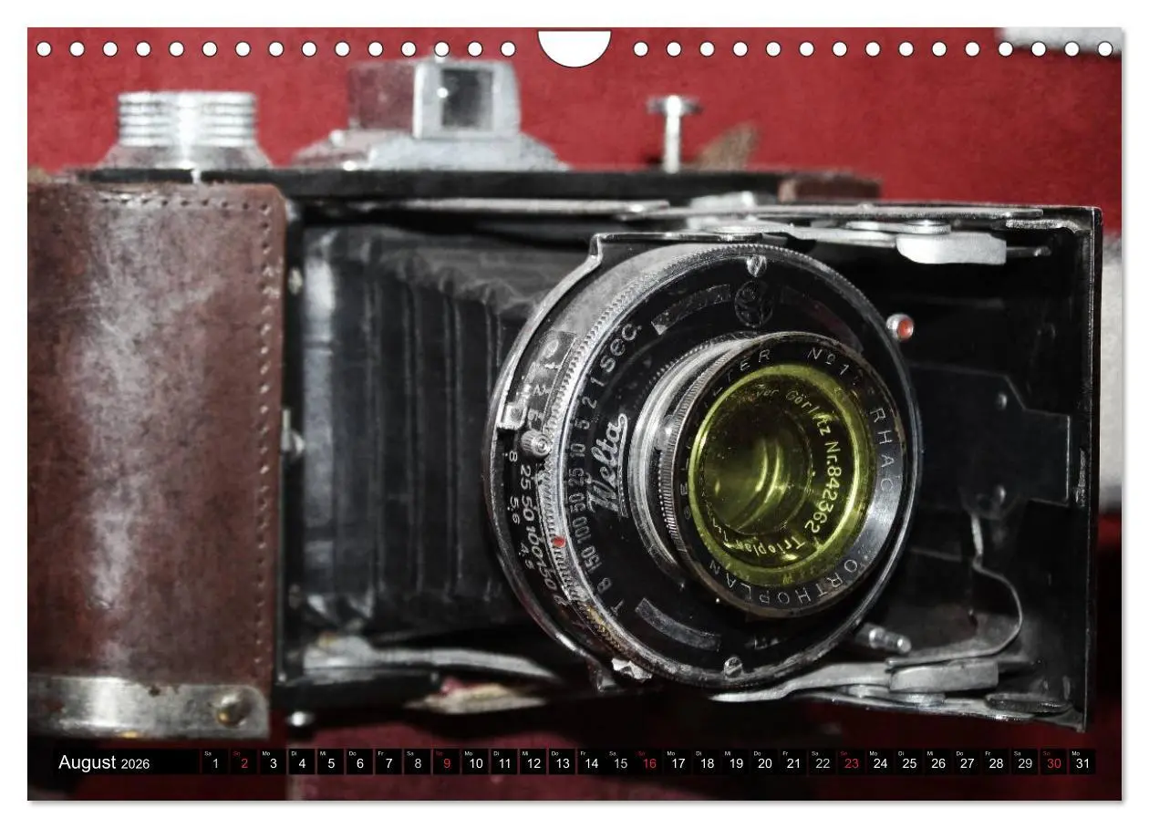 Bild: 9783516023176 | Historische Fotoapparate (Wandkalender 2026 DIN A4 quer), CALVENDO...