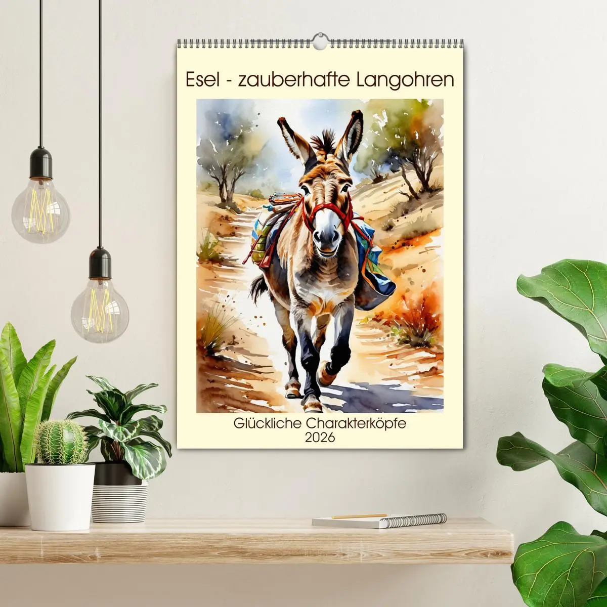 Bild: 9783516263176 | Esel - zauberhafte Langohren (Wandkalender 2026 DIN A2 hoch),...