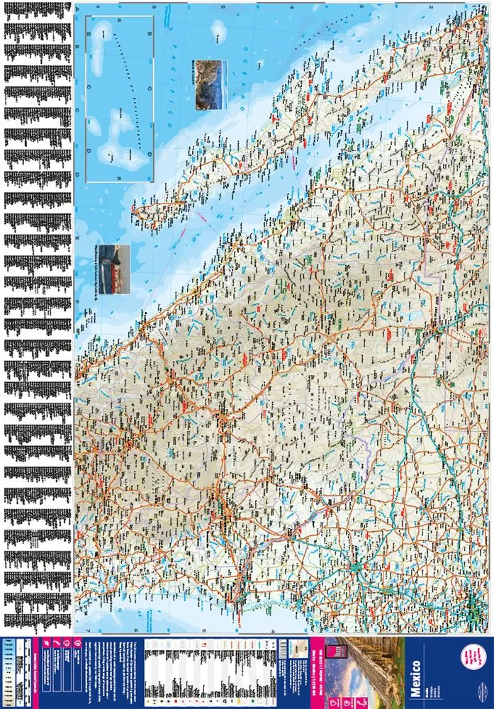 Bild: 9783831773176 | Reise Know-How Landkarte Mexiko / Mexico (1:2.250.000) | Rump | 2 S.