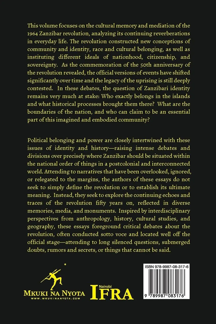 Rückseite: 9789987083176 | Social Memory, Silenced Voices, and Political Struggle | Taschenbuch