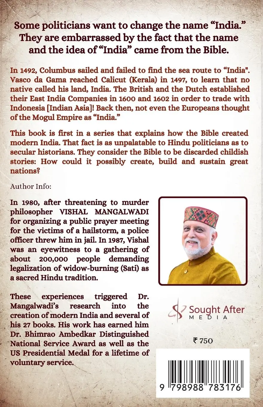 Rückseite: 9798988783176 | The Bible and the Making of Modern India | Vishal Mangalwadi | Buch