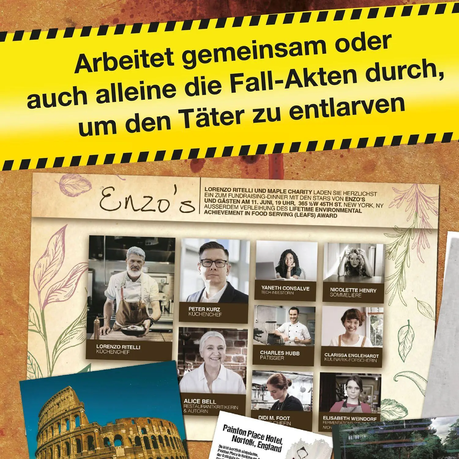 Bild: 4002051683276 | Murder Mystery Case File - Mord à la carte | Spiel | Brettspiel | 2022