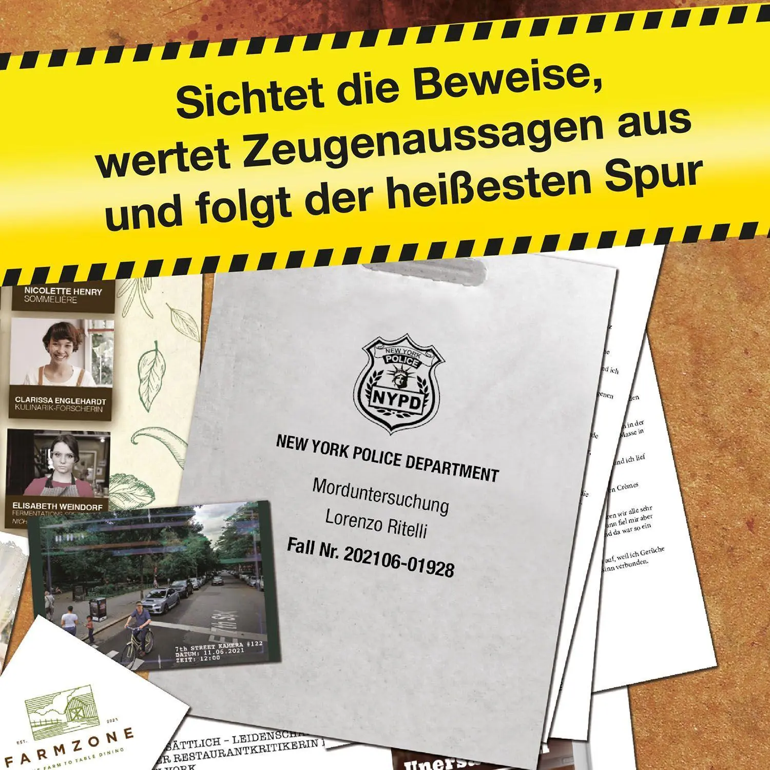 Bild: 4002051683276 | Murder Mystery Case File - Mord à la carte | Spiel | Brettspiel | 2022
