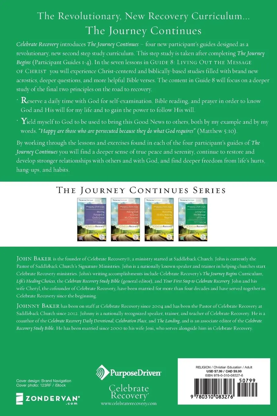 Rückseite: 9780310083276 | The Living Out the Message of Christ | John Baker | Taschenbuch | 2019