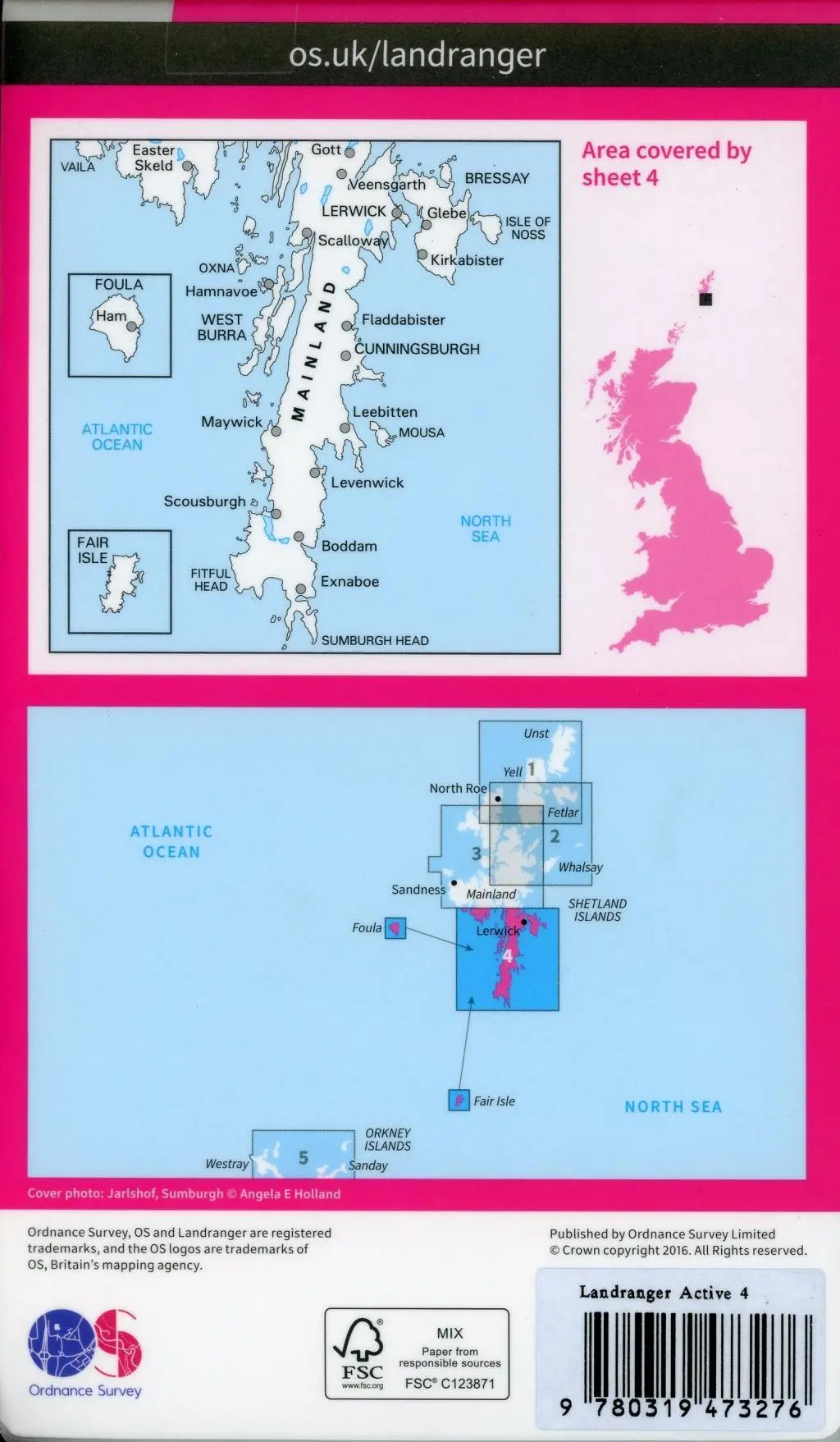 Bild: 9780319473276 | Shetland - South Mainland | Ordnance Survey | (Land-)Karte | Englisch