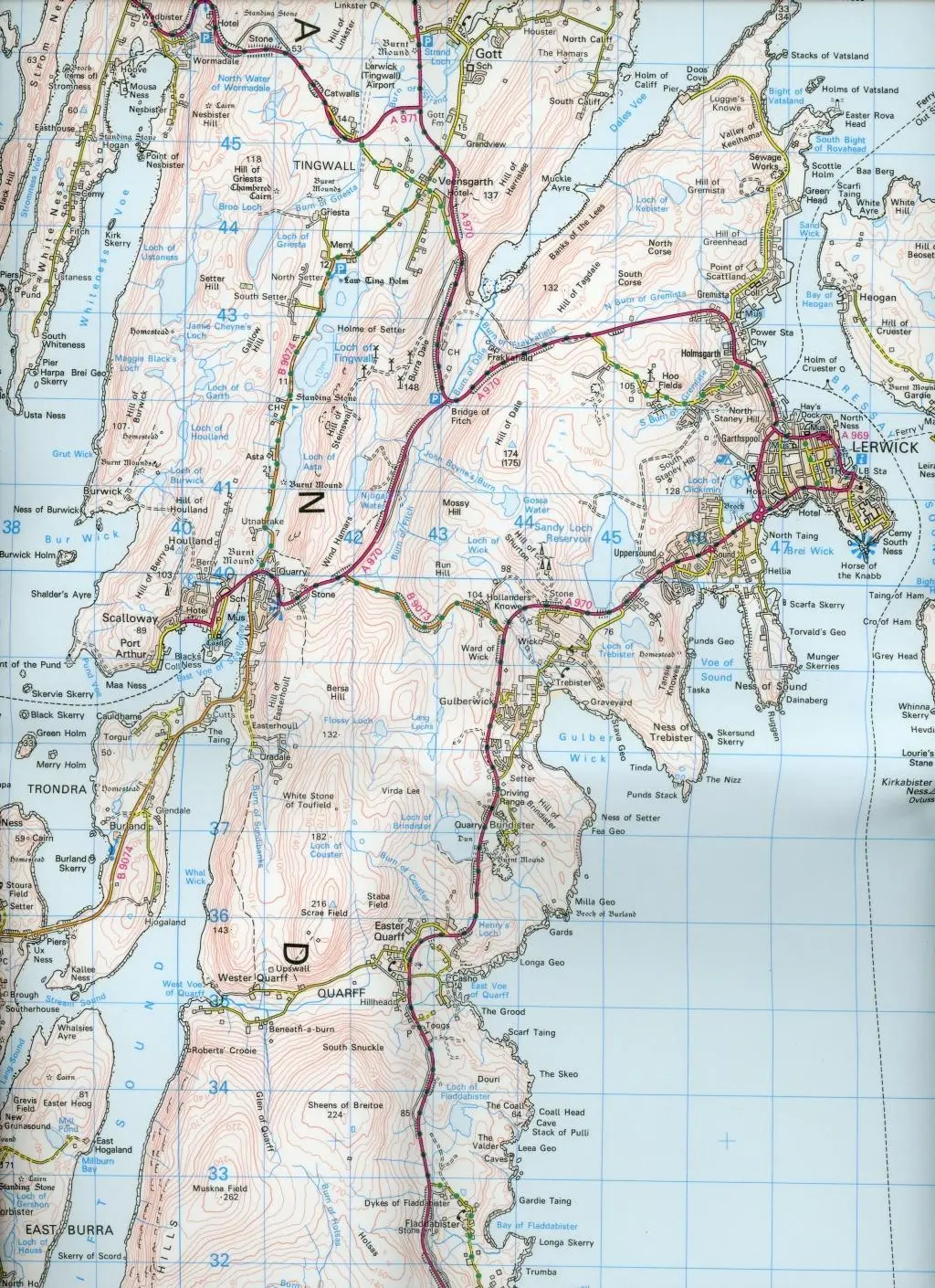 Bild: 9780319473276 | Shetland - South Mainland | Ordnance Survey | (Land-)Karte | Englisch