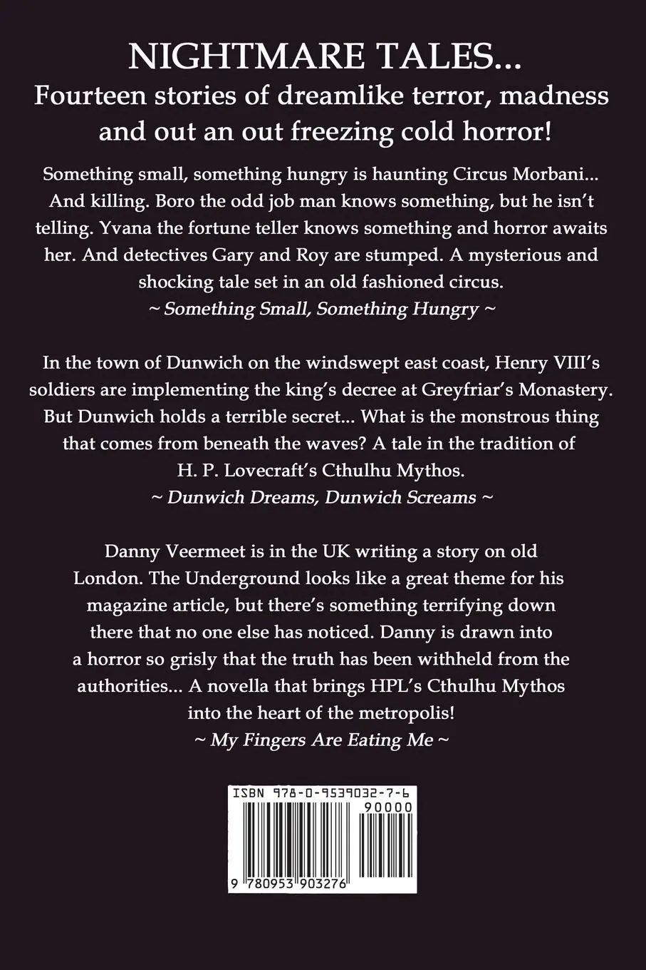 Rückseite: 9780953903276 | The Whispering Horror | Eddy C. Bertin | Taschenbuch | Englisch | 2013