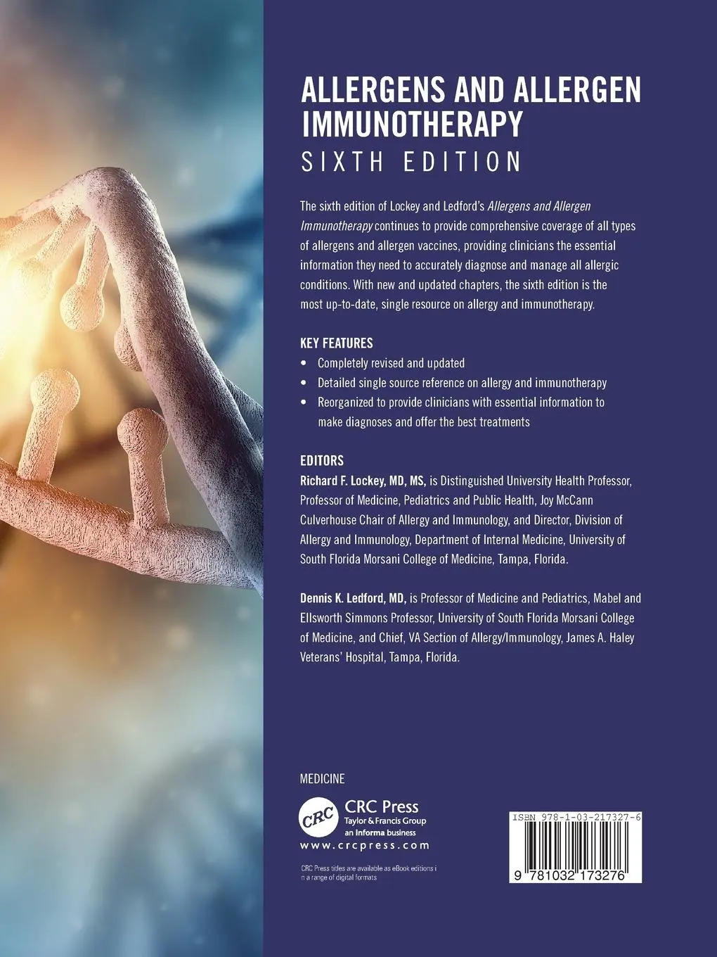 Rückseite: 9781032173276 | Allergens and Allergen Immunotherapy | Richard F. Lockey (u. a.)