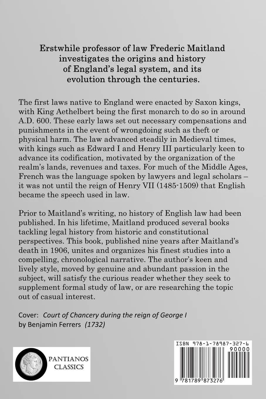 Rückseite: 9781789873276 | A Sketch of English Legal History | Frederic William Maitland | Buch