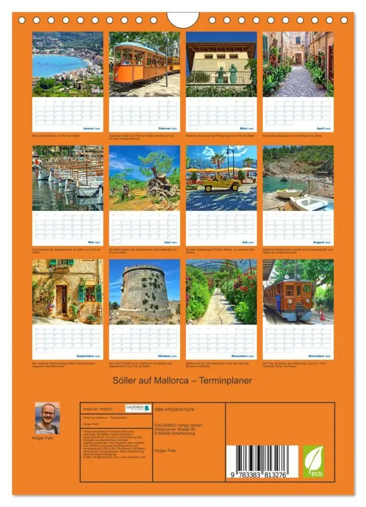 Bild: 9783383813276 | Sóller auf Mallorca - Terminplaner (Wandkalender 2025 DIN A4 hoch),...