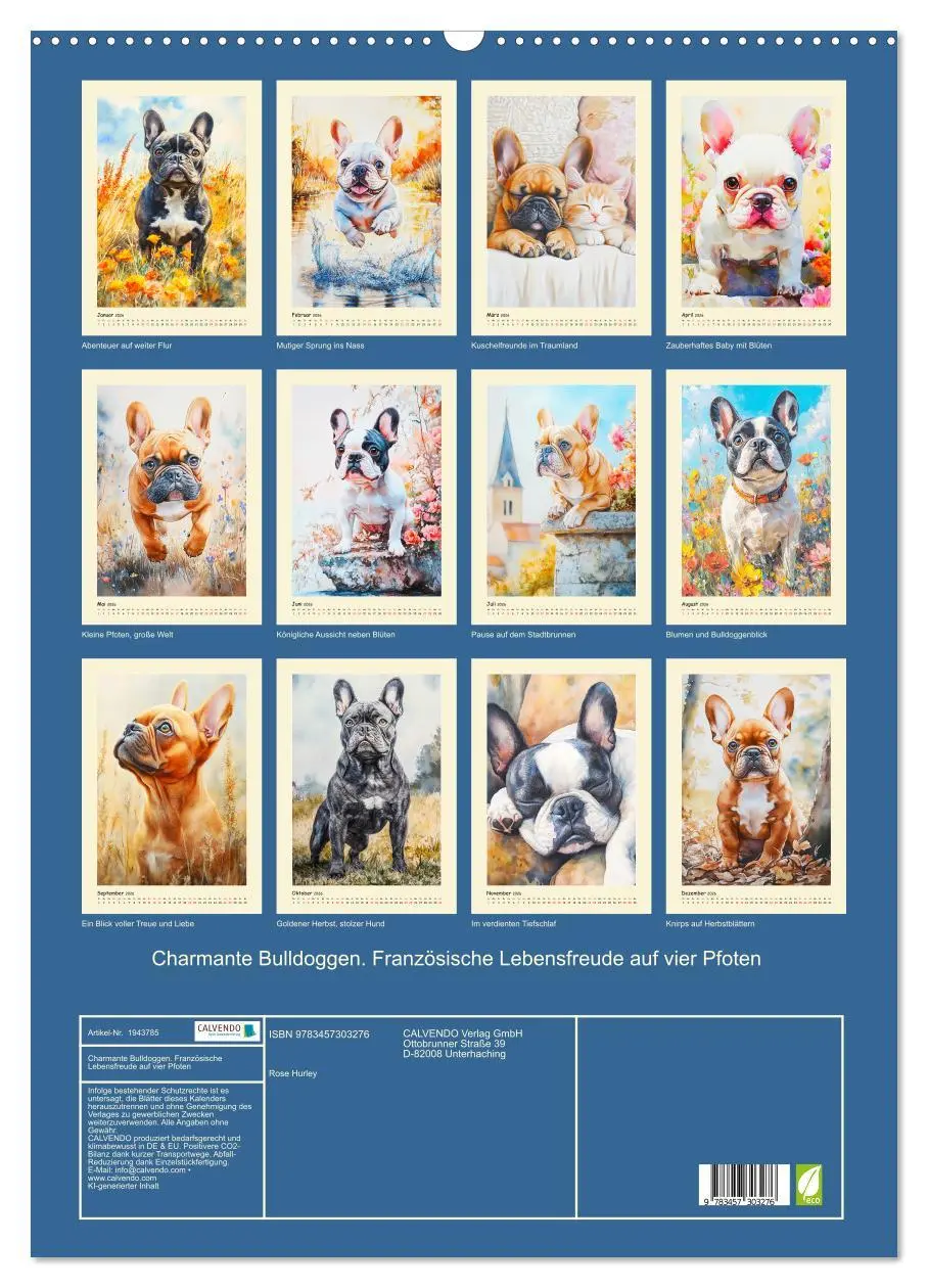 Bild: 9783457303276 | Charmante Bulldoggen. Französische Lebensfreude auf vier Pfoten...