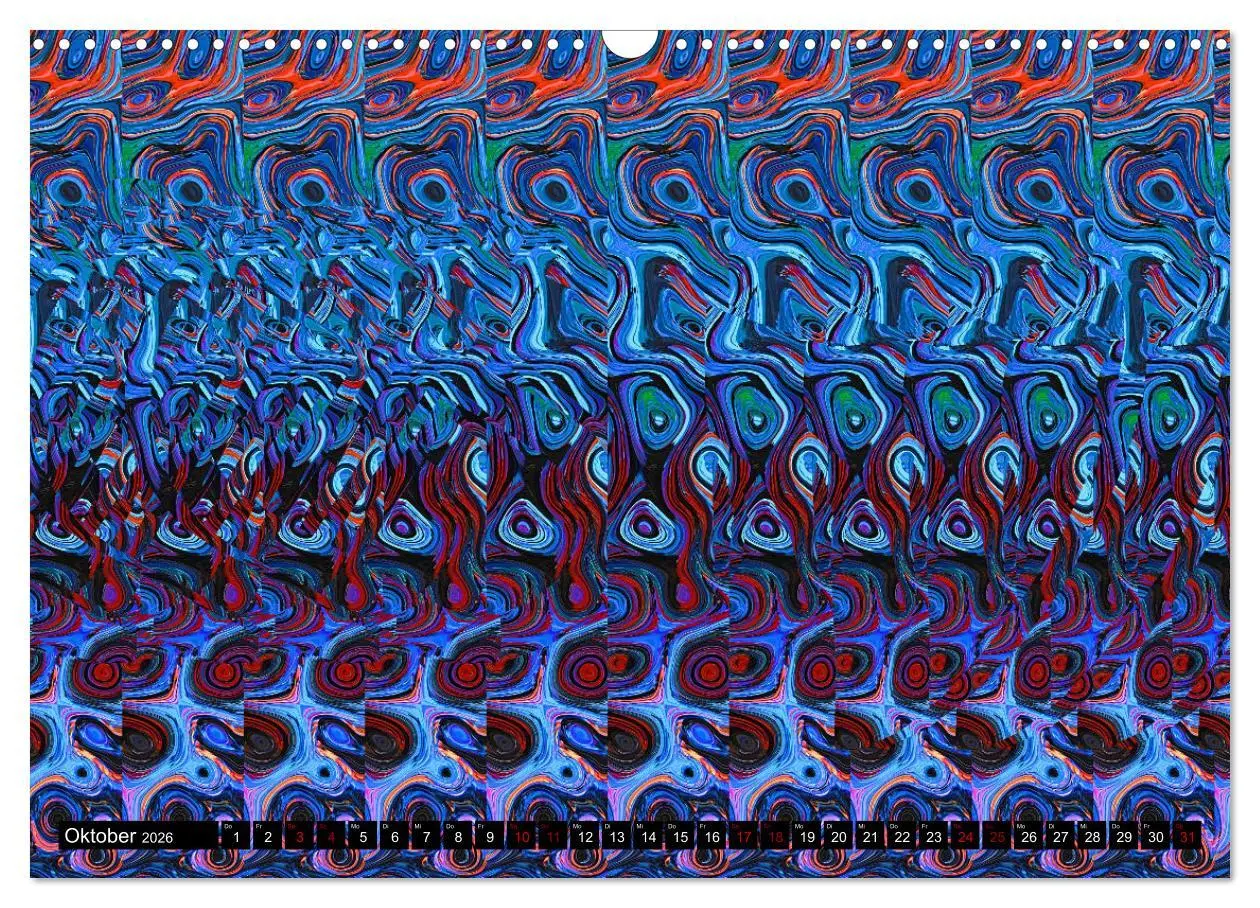 Bild: 9783457613276 | Magische Bilder - 3D Illusionen (Wandkalender 2026 DIN A3 quer),...