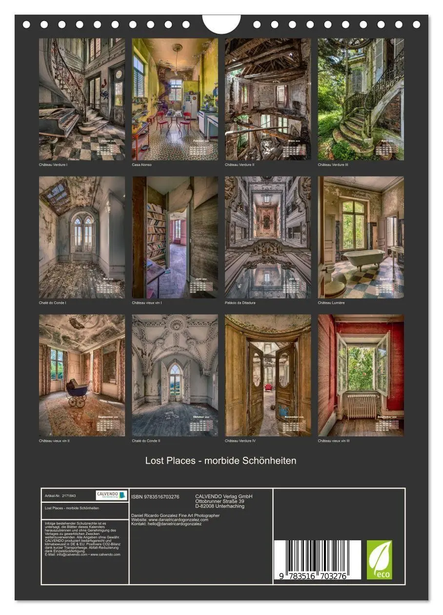 Bild: 9783516703276 | Lost Places - morbide Schönheiten (Wandkalender 2026 DIN A4 hoch),...