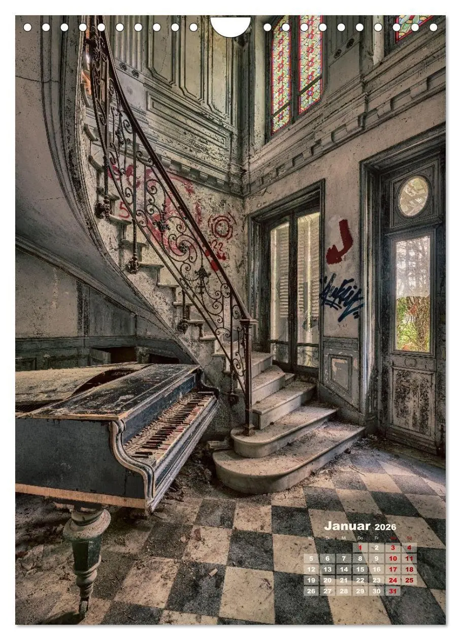 Bild: 9783516703276 | Lost Places - morbide Schönheiten (Wandkalender 2026 DIN A4 hoch),...