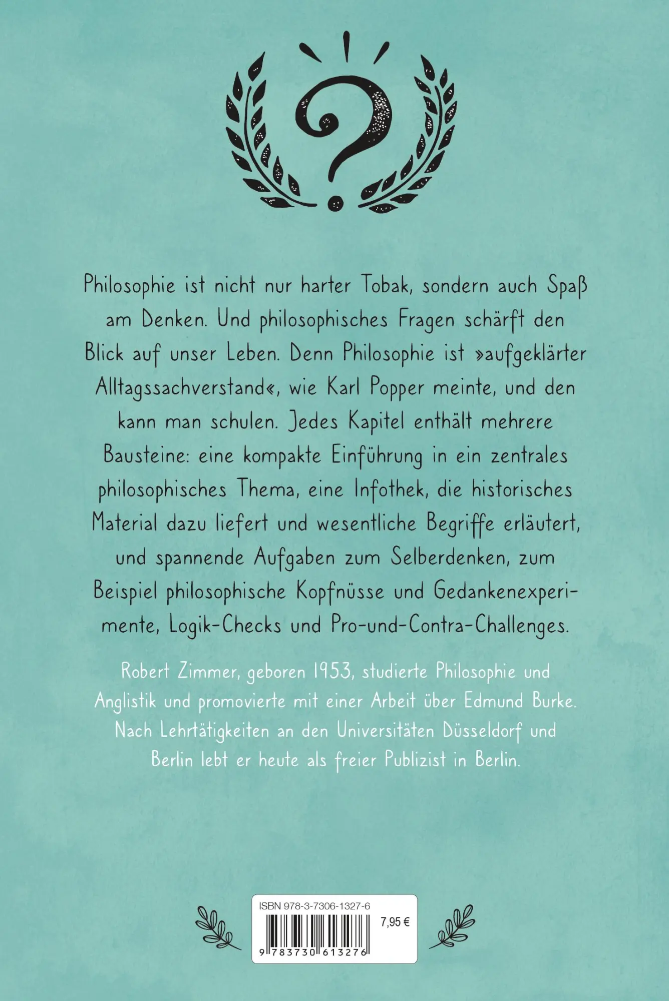 Bild: 9783730613276 | Philosophie zum Selberdenken. Denksportaufgaben zum Erkenntnisgewinn