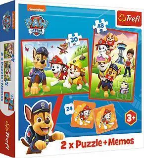 Cover: 5900511933376 | Puzzles - "2in1 + memos" - PAW Patrol | Spiel | Deutsch | 2023