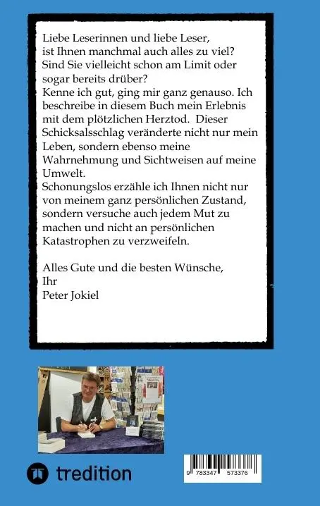 Rückseite: 9783347573376 | Gespannt aufs Leben, | oder wie der Tod mein Leben veränderte | Jokiel