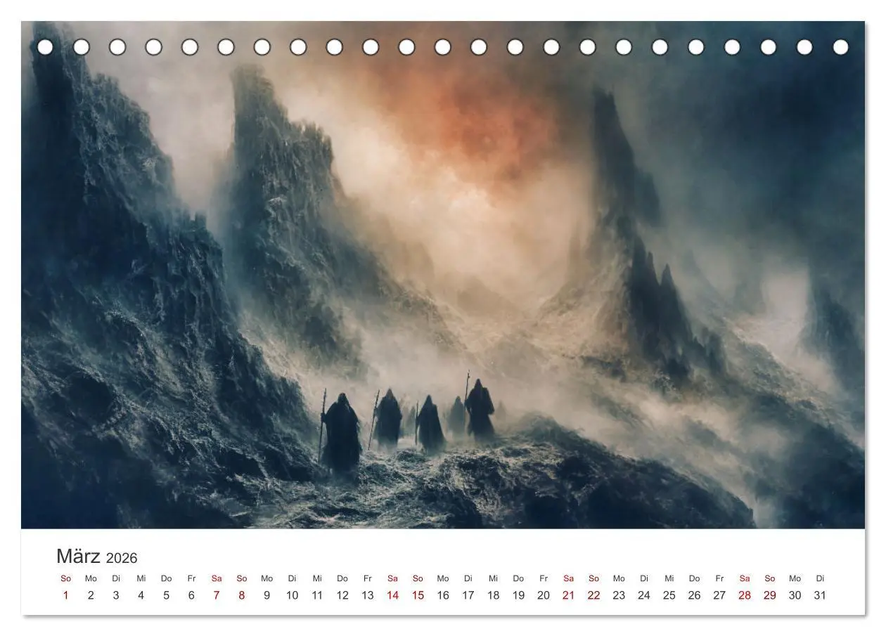 Bild: 9783457463376 | Das Reich der flüsternden Schatten (Tischkalender 2026 DIN A5...