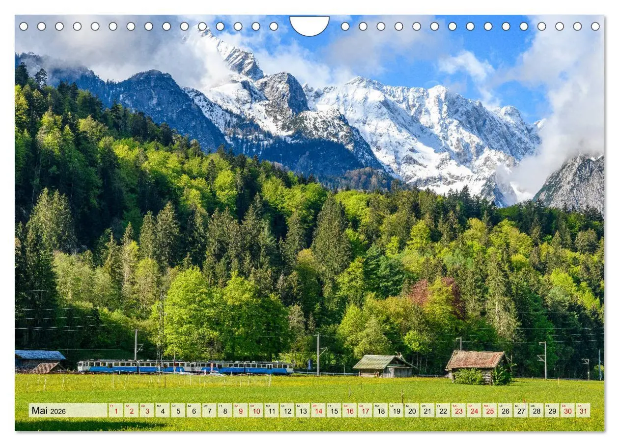Bild: 9783457773376 | Unterwegs im Werdenfelser Land (Wandkalender 2026 DIN A4 quer),...