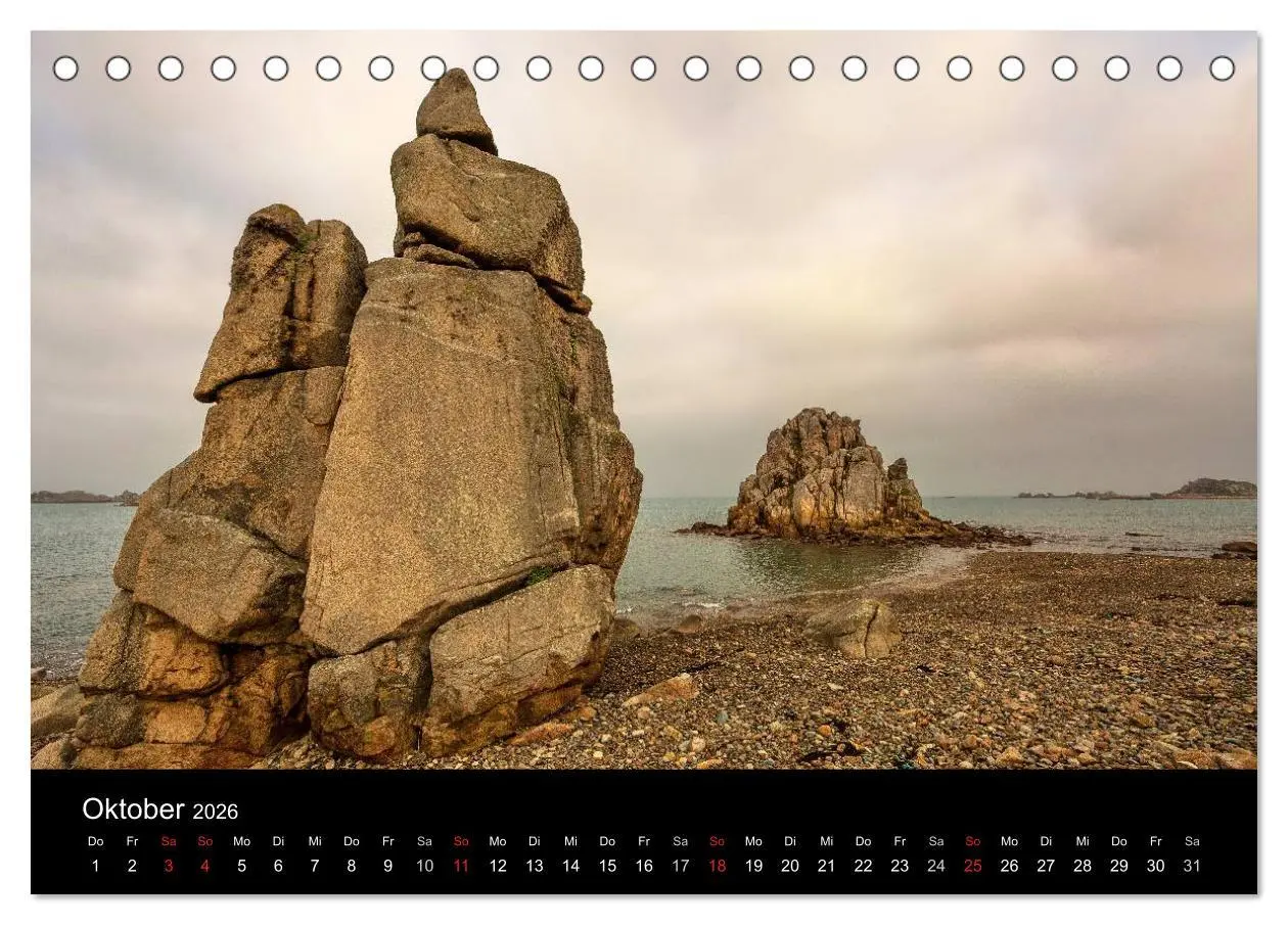 Bild: 9783516003376 | Bretagne entlang der Küste (Tischkalender 2026 DIN A5 quer),...