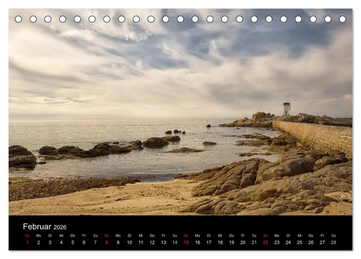 Bild: 9783516003376 | Bretagne entlang der Küste (Tischkalender 2026 DIN A5 quer),...