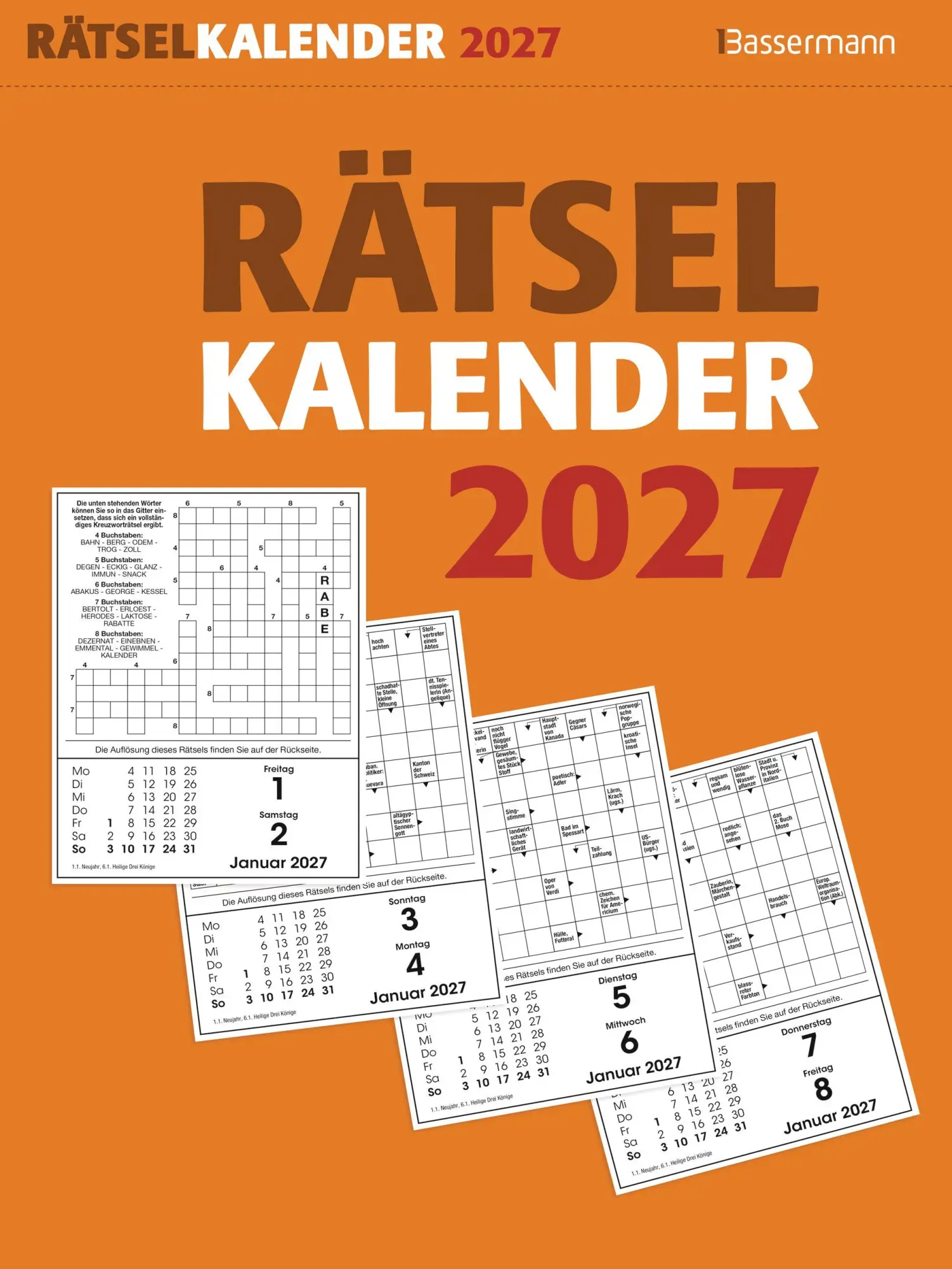 Cover: 9783809453376 | Rätselkalender 2027 | Eberhard Krüger | Kalender | 400 S. | Deutsch