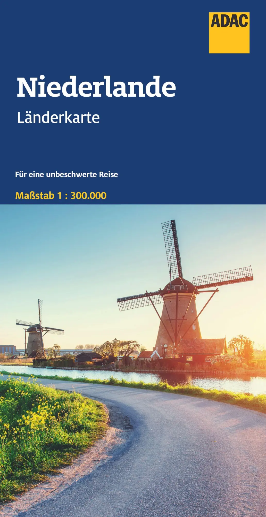 Cover: 9783826423376 | ADAC Länderkarte Niederlande 1:300.000 | Straßenkarte und Autokarte