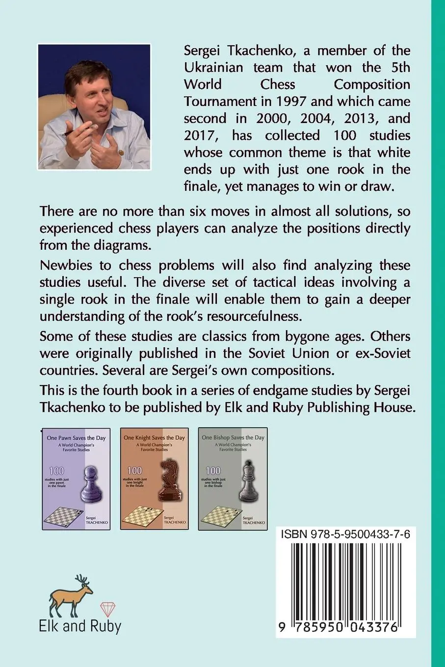 Rückseite: 9785950043376 | One Rook Saves the Day | A World Champion's Favorite Studies | Buch