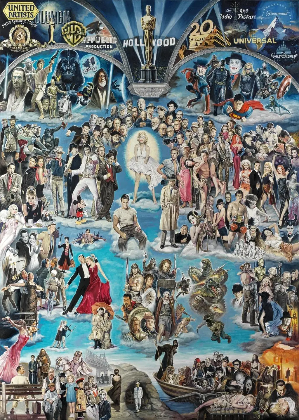 Cover: 4001504593476 | Hollywood XXL - Puzzle Renato Casaro 3000 Teile | Renato Casaro | 2018