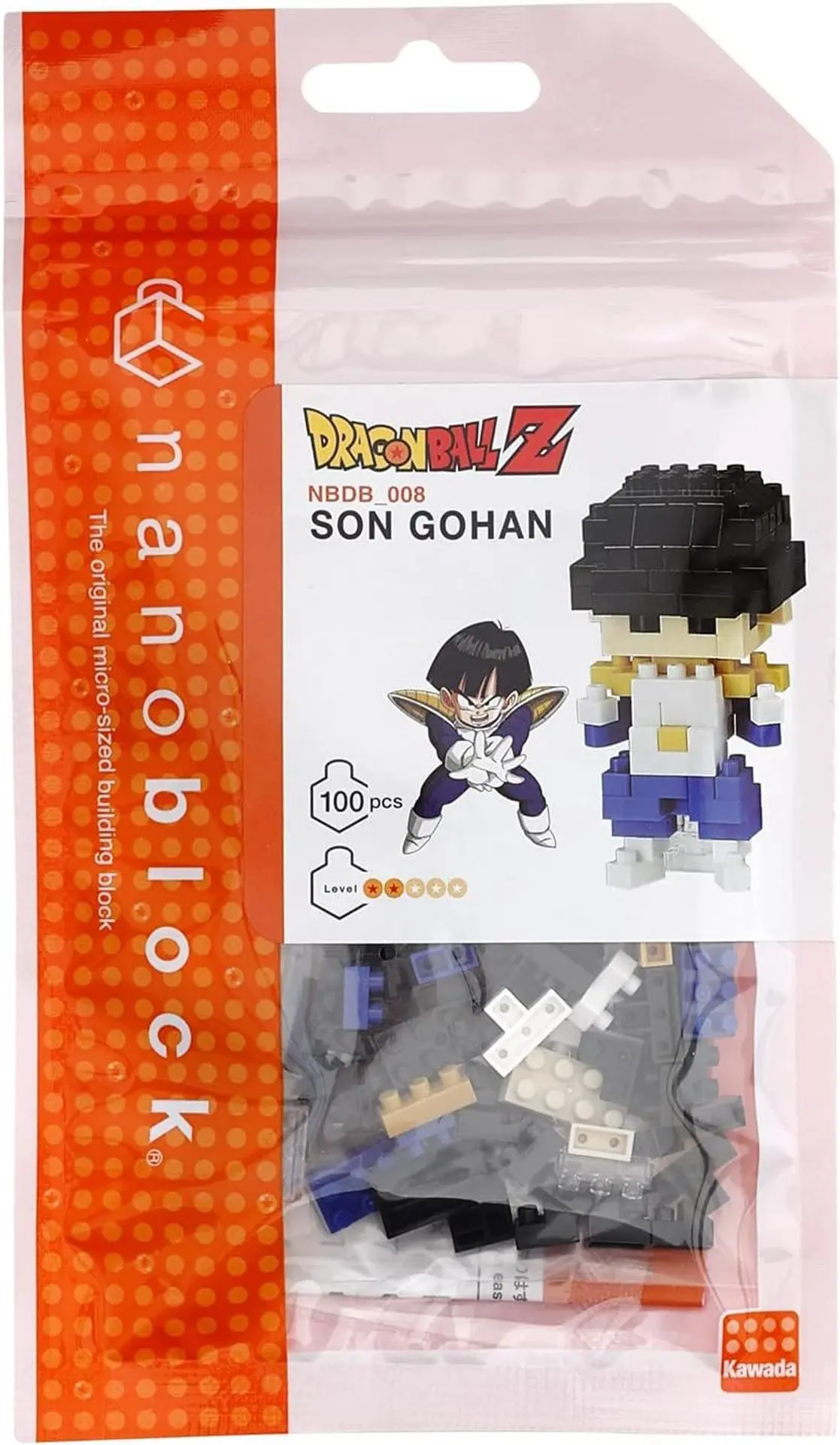 Cover: 4972825213476 | Nanoblock - Dragonball Z - Son Gohan - 100 Teile | Bandai