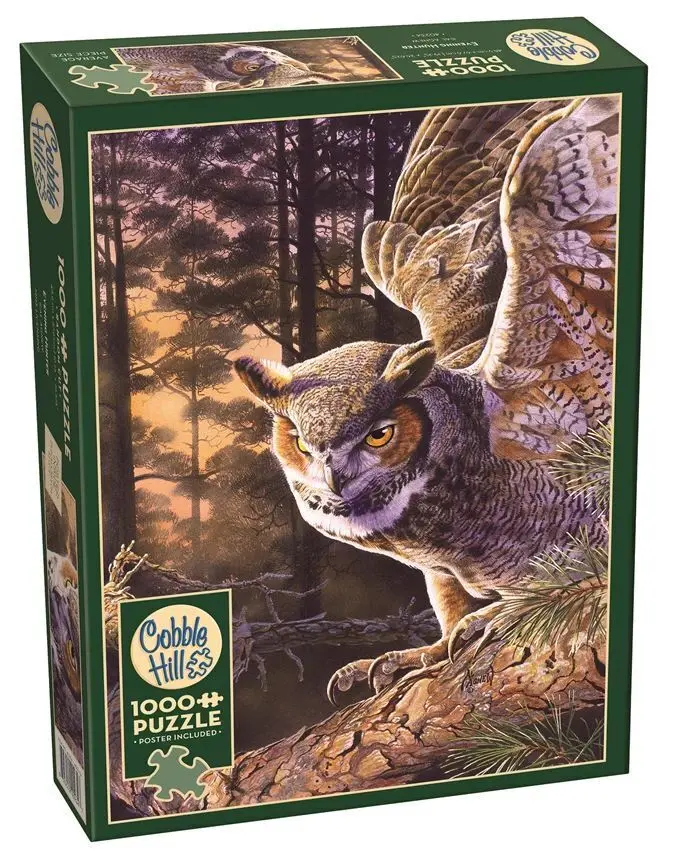 Cover: 6250124023476 | COBBLE HILL PUZZLES - Eule im Wald 1000 Teile | Spiel | Deutsch | 2025