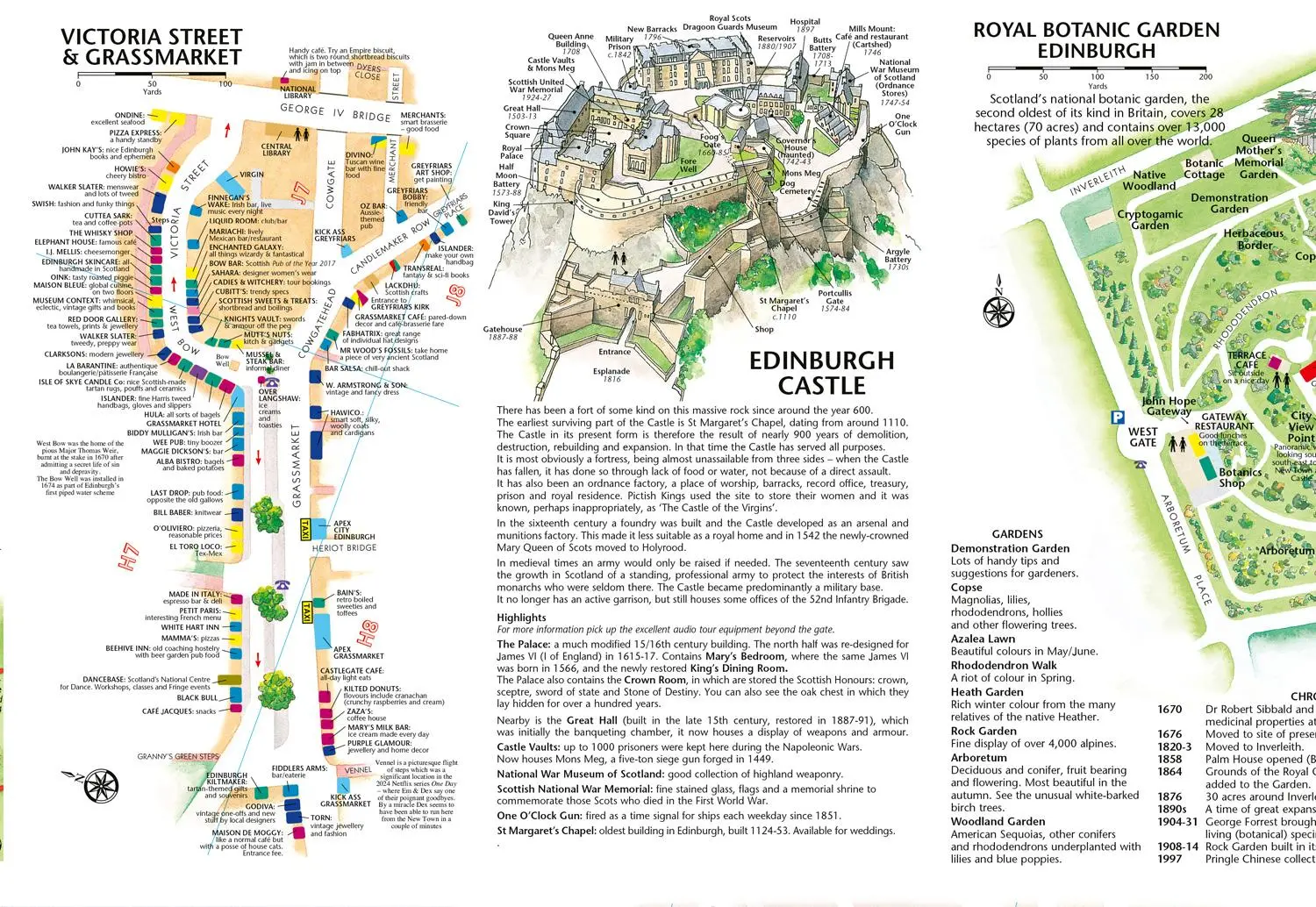 Bild: 9780008663476 | Discovering Edinburgh Illustrated Map | Ideal for Exploring | Collins