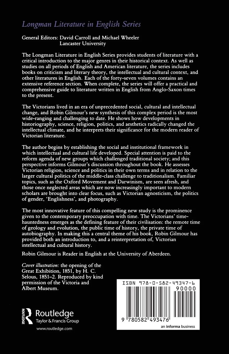 Rückseite: 9780582493476 | The Victorian Period | Robin Gilmour | Taschenbuch | Englisch | 1994