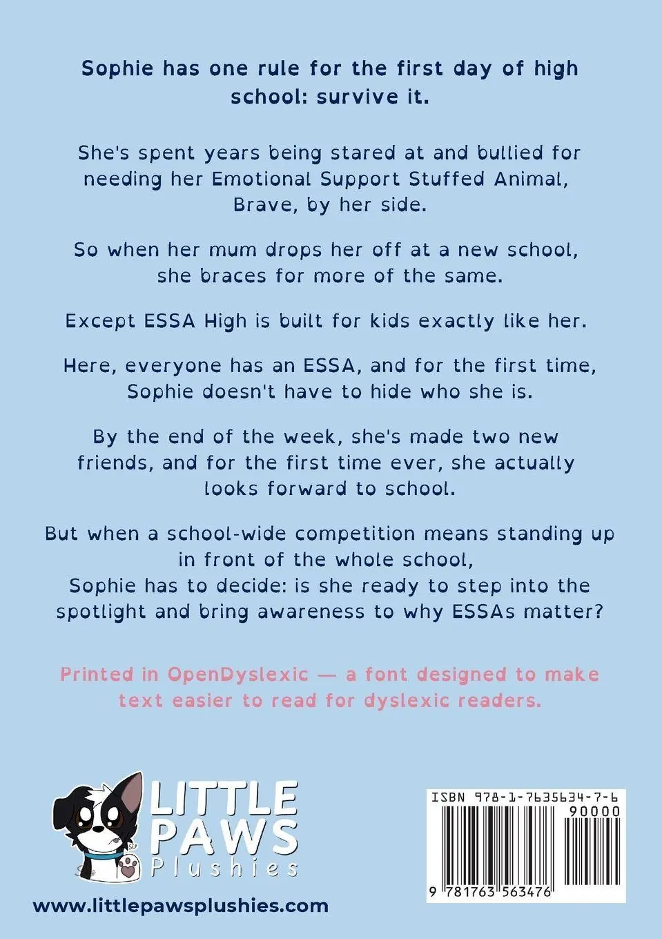 Rückseite: 9781763563476 | Sophie and Brave | Lisa McArthur-Collins | Taschenbuch | ESSA High